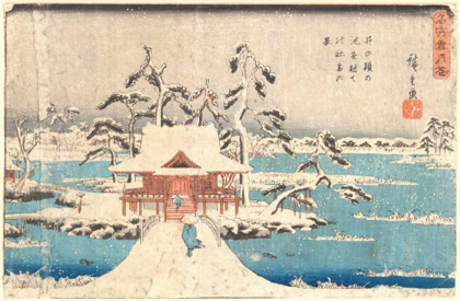 Picture of THE TEMPLE IN THE SNOW, 1850