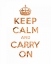 Picture of KEEP CALM AND CARRY ON - TEXTURE II