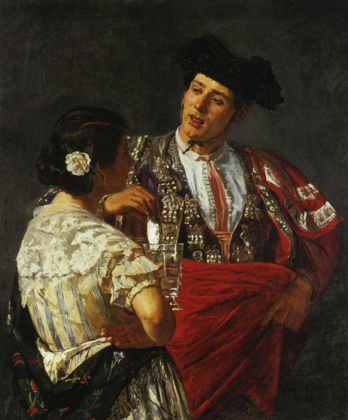 Picture of OFFERING THE PANAL TO THE BULLFIGHTER 1872