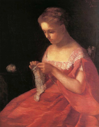 Picture of THE YOUNG BRIDE 1869