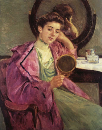 Picture of WOMAN AT HER TOILETTE 1909