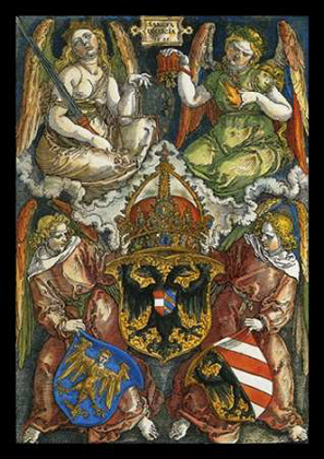 Picture of ALLEGORY OF JUSTICE WITH COATS OF ARMS OF GERMANY AND NUREMBERG