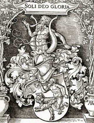 Picture of COAT OF ARMS OF JOHANN TSCHERTE
