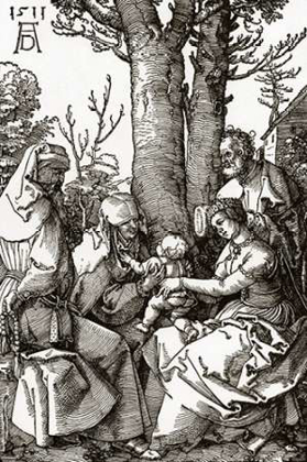 Picture of THE HOLY FAMILY WITH JOACHIM AND ANNA