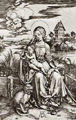 Picture of THE VIRGIN MARY WITH THE MONKEY
