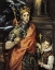 Picture of SAINT LOUIS KING OF FRANCE WITH A PAGE