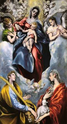 Picture of THE VIRGIN AND CHILD WITH SAINTS MARTINA AND AGNES