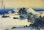 Picture of MOUNT FUJI SEEN FROM SHICHIRIGAHAMA BEACH 1831