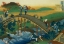 Picture of PEOPLE CROSSING AN ARCHED BRIDGE