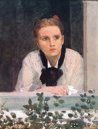Picture of YOUNG GIRL AT WINDOW