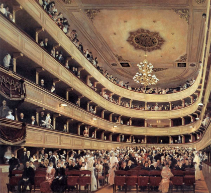 Picture of AUDITORIUM OF THE OLD BURGTHEATER 1888