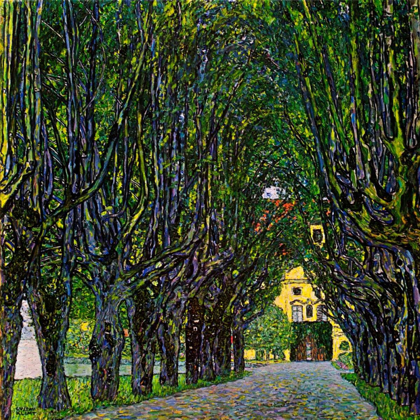 Picture of AVENUE IN SCHLOSS KAMMER PARK 1913
