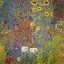 Picture of FARM GARDEN WITH SUNFLOWERS