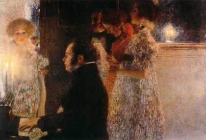 Picture of SCHUBERT AT THE PIANO 1899