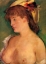 Picture of BLONDE WOMAN WITH BARE BREASTS