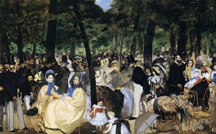 Picture of MUSIC IN THE TUILERIES GARDENS, 1862