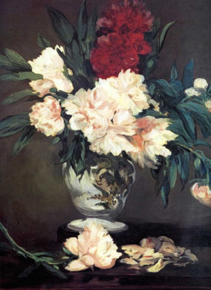 Picture of VASE OF PEONIES