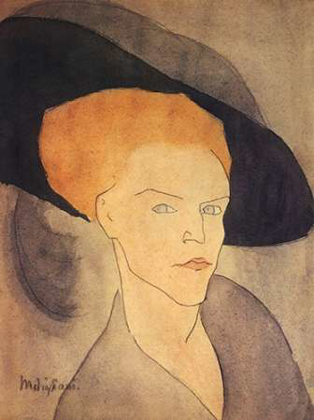 Picture of HEAD OF A WOMAN WEARING HAT