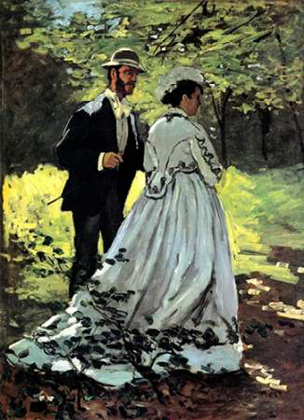 Picture of BAZILLE AND CAMILLE 1865