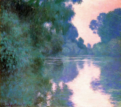 Picture of BRANCH OF THE SEINE NEAR GIVERNY 2 1897