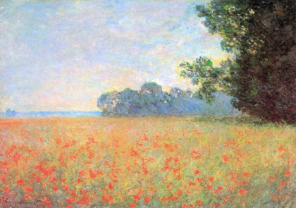 Picture of FIELD OF OATS WITH POPPIES 1890