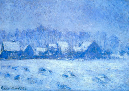 Picture of SNOW EFFECT AT GIVERNY 1893