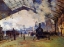 Picture of ST LAZARE STATION THE ARRIVAL OF THE TRAIN FROM NORMANDY