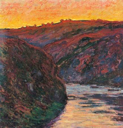 Picture of THE CREUSE SUNSET 1889