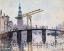 Picture of THE DRAWBRIDGE AMSTERDAM 1874