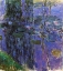 Picture of WILLOW FRONDS AND NYMPHEAS