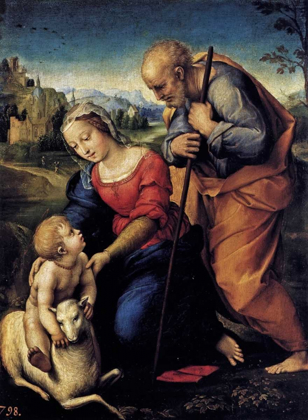 Picture of HOLY FAMILY WITH THE LAMB