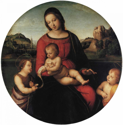 Picture of MADONNA AND CHILD WITH TWO SAINTS