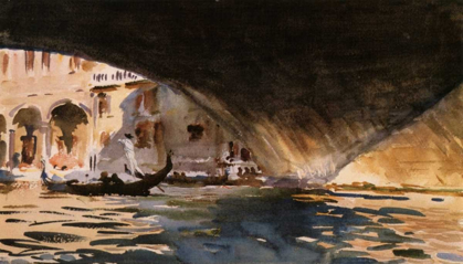 Picture of UNDER THE RIALTO BRIDGE, 1909