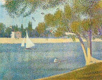 Picture of THE SEINE AT LA GRANDE JATTE IN THE SPRING