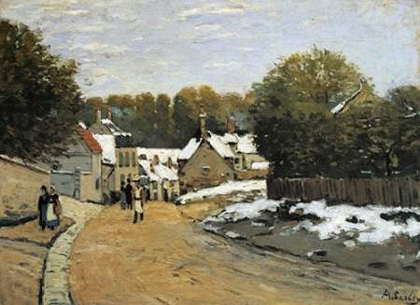 Picture of EARLY SNOW AT LOUVECIENNES