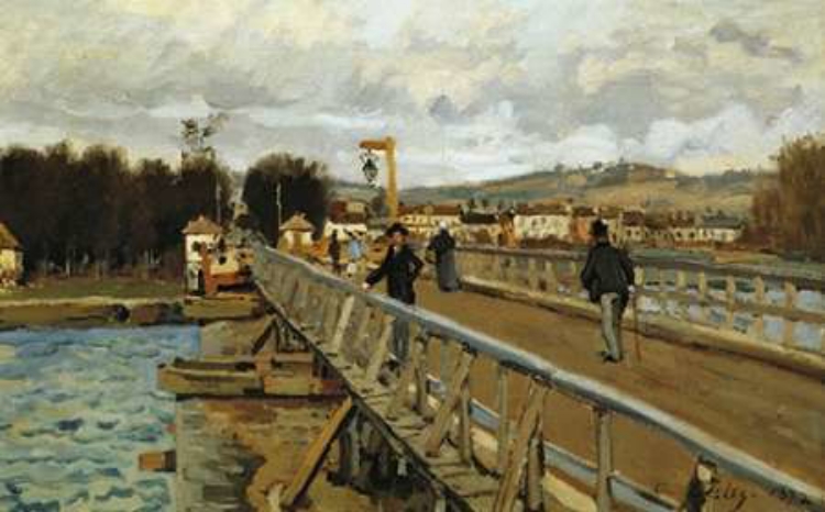 Picture of FOOTBRIDGE AT ARGENTEUIL