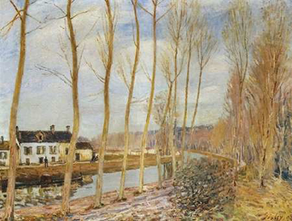 Picture of THE CANAL DU LOING AT MORET