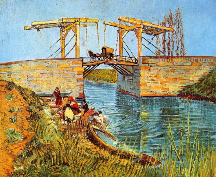 Picture of LANGLOIS BRIDGE WOMEN WASHING