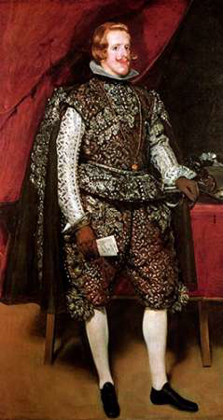 Picture of KING PHILIP IV IN A COSTUME WITH SILVER