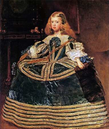 Picture of THE INFANTA MARGARITA IN A BLUE DRESS