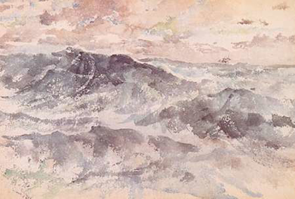 Picture of ARRANGEMENT IN BLUE AND SILVER THE GREAT SEA 1885