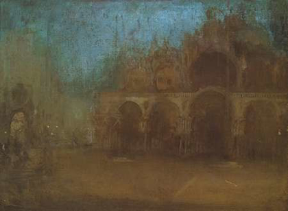Picture of NOCTURNE BLUE AND GOLD ST MARKS VENICE 1879