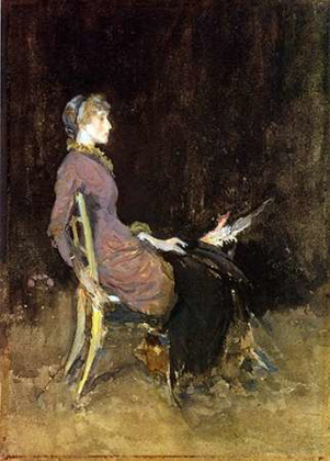 Picture of STUDY IN BLACK AND GOLD MADGE ODONOGHUE 1883
