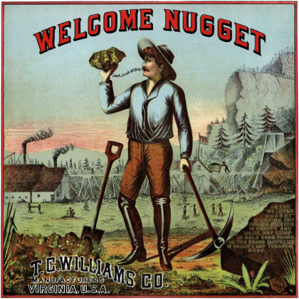 Picture of WELCOME NUGGET TOBACCO LABEL