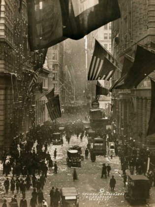 Picture of WALL STREET CELEBRATION AS GERMANY SURRENDERS