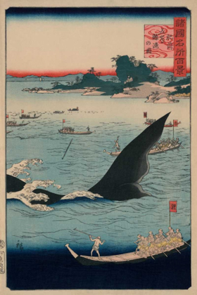 Picture of WHALE HUNTING AT THE ISLAND OF GOTO IN HIZEN