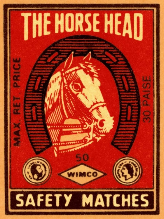 Picture of THE HORSE HEAD SAFETY MATCHES