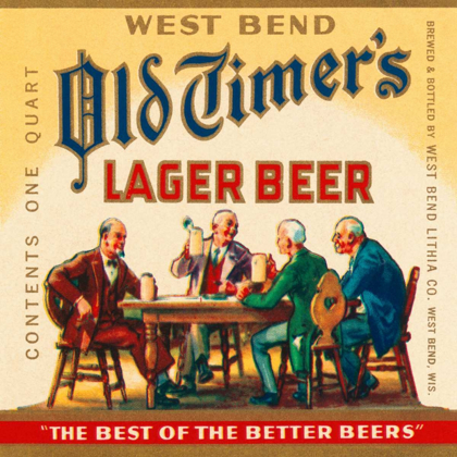 Picture of WEST BEND OLD TIMERS LAGER BEER