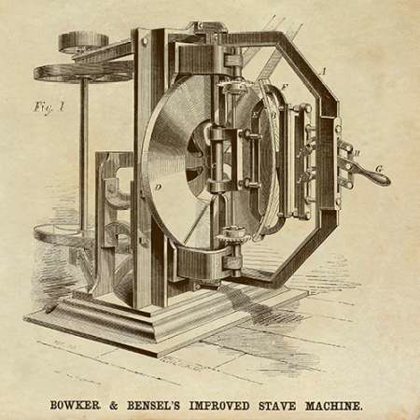 Picture of BOWKER AND BENSELS IMPROVED STAVE MACHINE