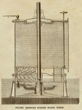 Picture of COLLINS IMPROVED TURBINE WATER WHEEL